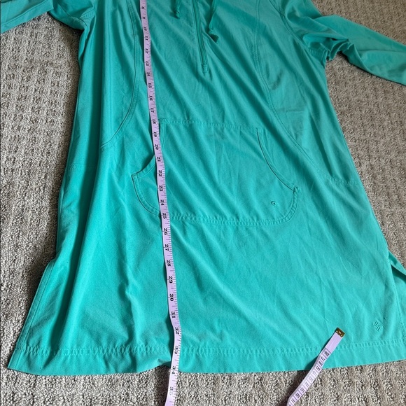 Columbia Omni-Shade Teal Long Sleeve Hooded Pullover Women’s Size L SPF - Picture 6 of 6